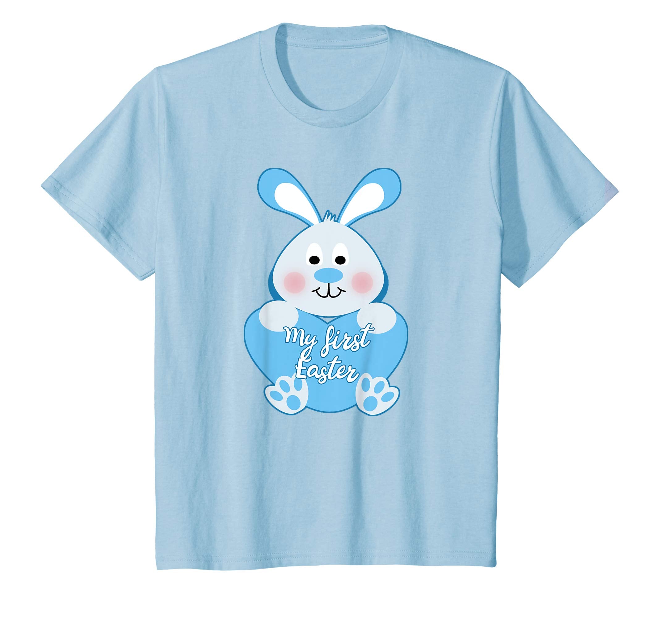 Kids MY FIRST EASTER T-shirt with Blue Easter Rabbit