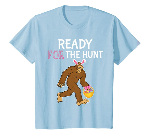 Bunny Bigfoot And Easter Egg Basket Ready For The Hunt Shirt