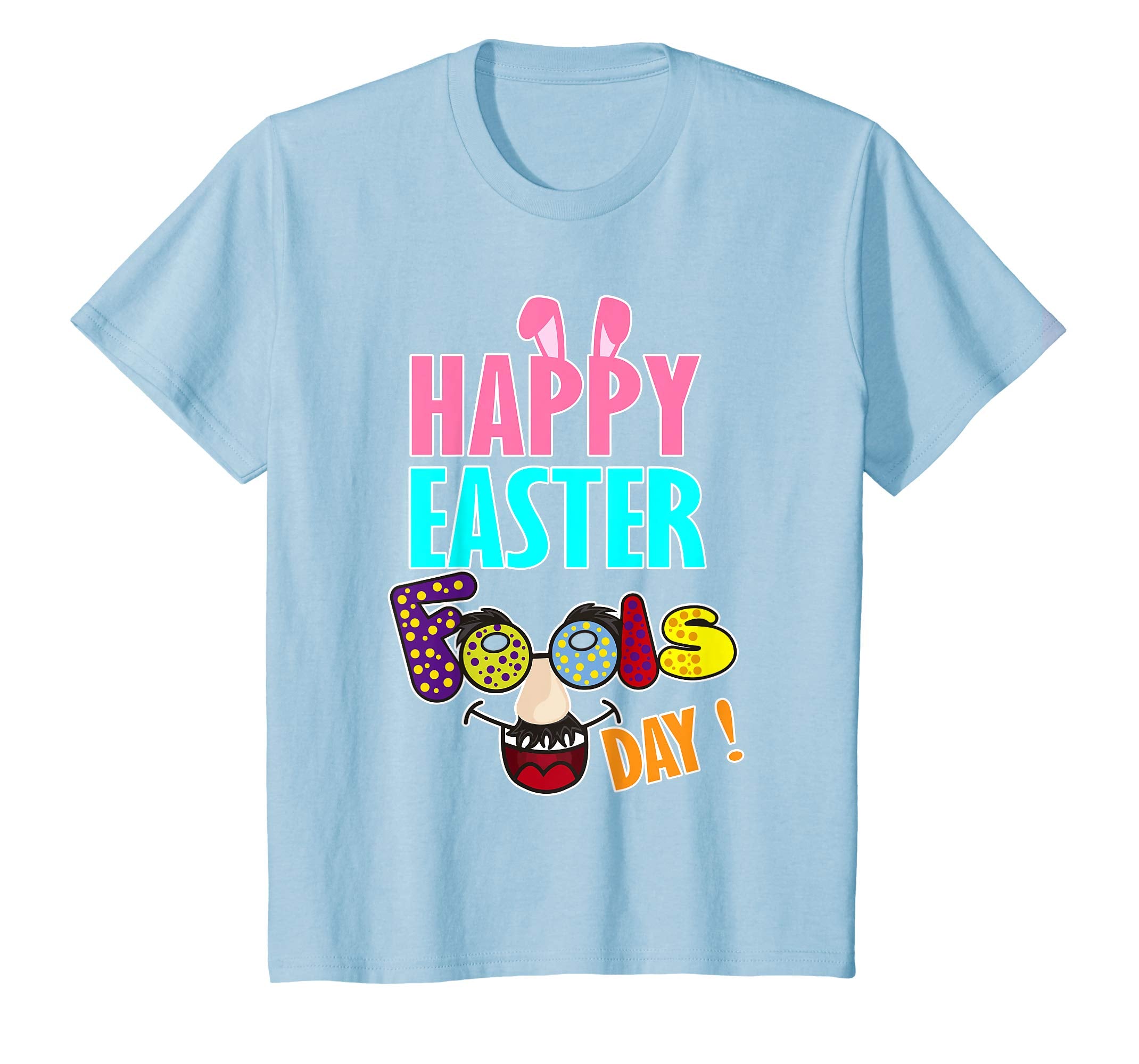 Bunny Ears Emotion Face Happy Easter Fools Day Shirt
