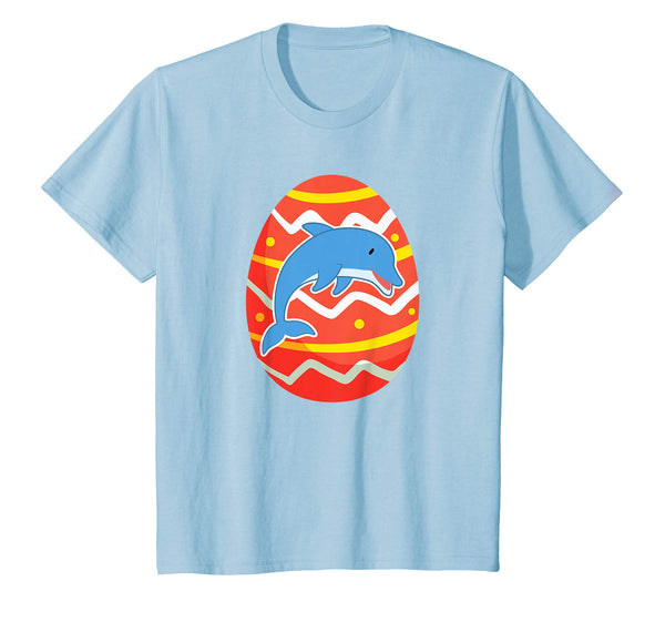 Funny Dolphin Easter Egg T-Shirt Gifts for Kids Boys Girls