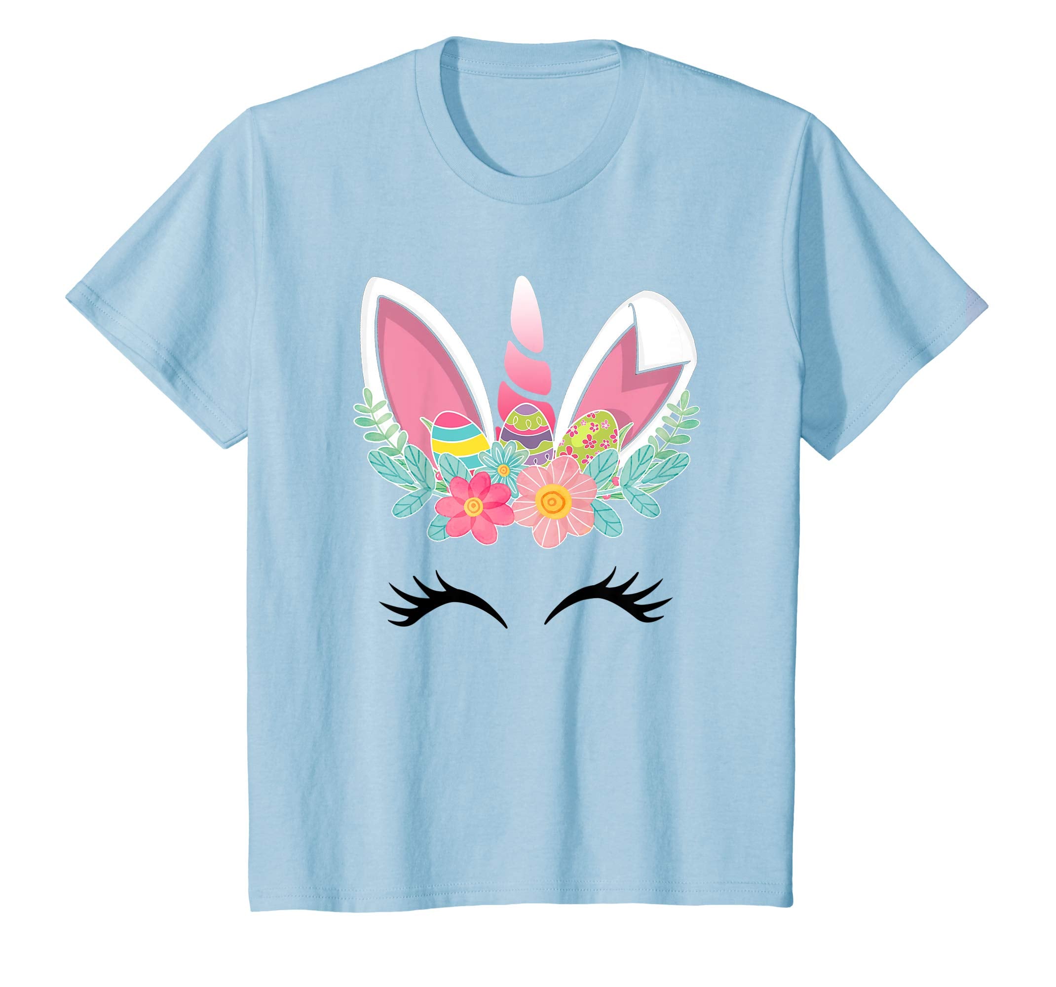 Unicorn Bunny Easter T Shirt for Girls Women Gifts