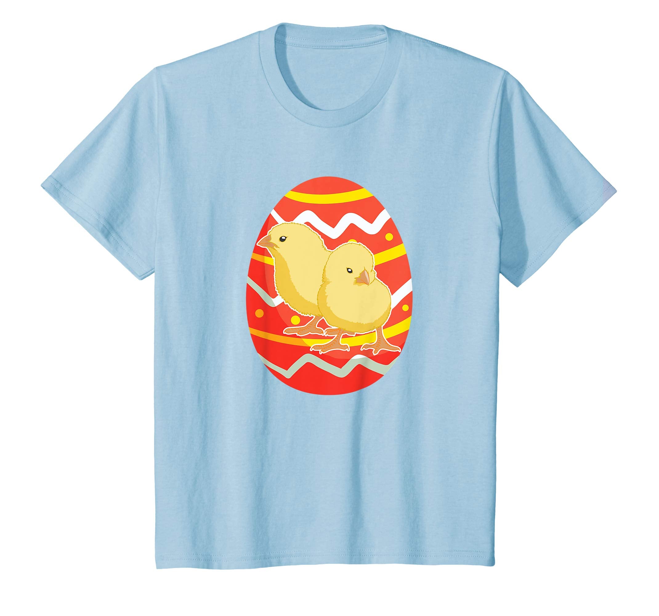 Happy Chicken Easter Bunny Egg T-Shirt for Kids Boys Girls