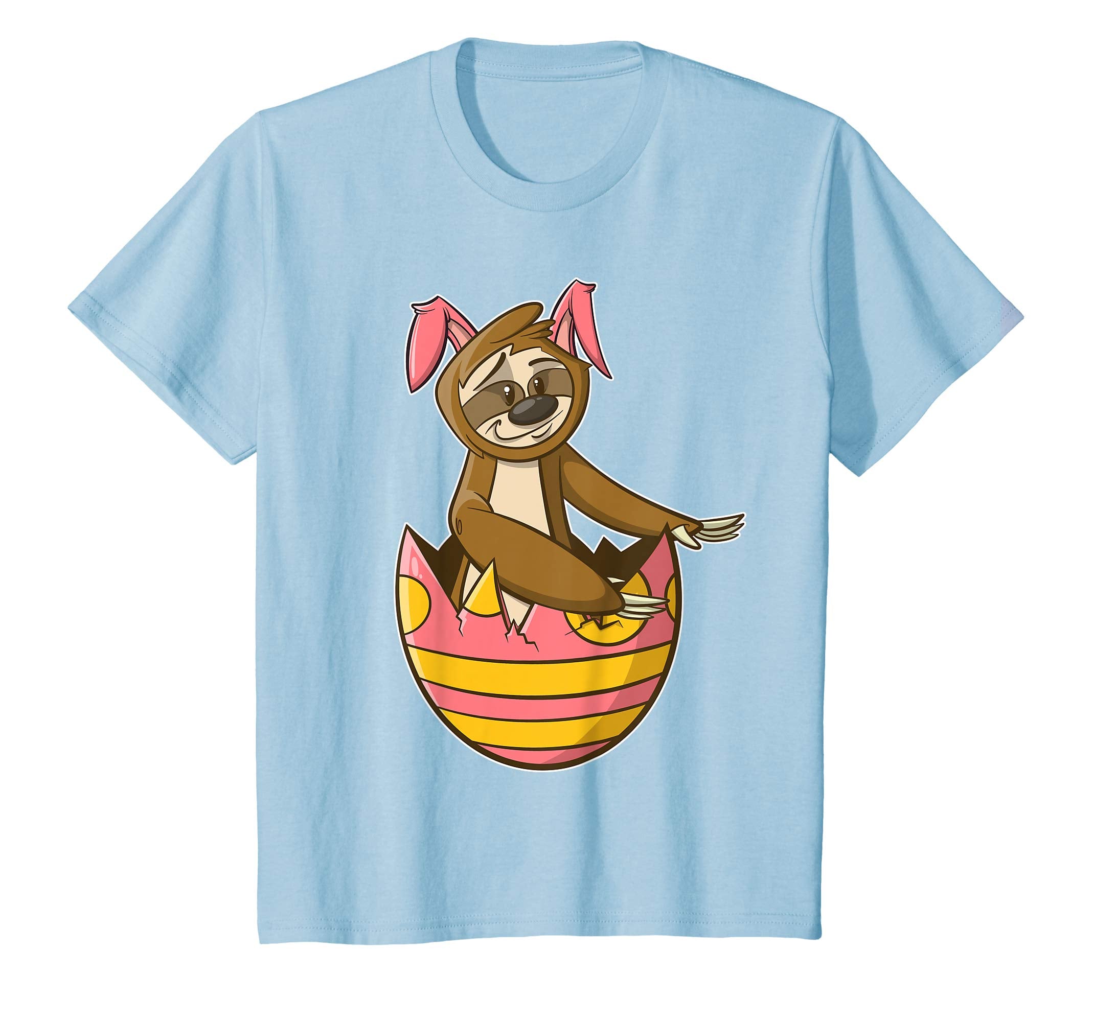 Sloth Bunny Easter T Shirt for Boys, Girls, & Adults
