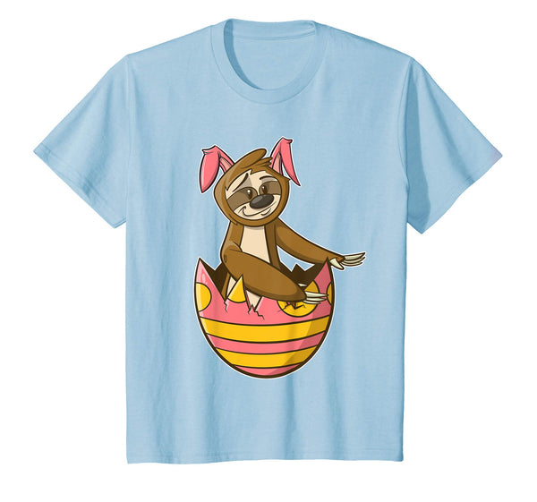 Sloth Bunny Easter T Shirt for Boys, Girls, &amp; Adults