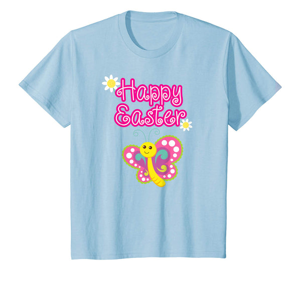 Happy Easter Sunflower and Butterfly Tee Shirt