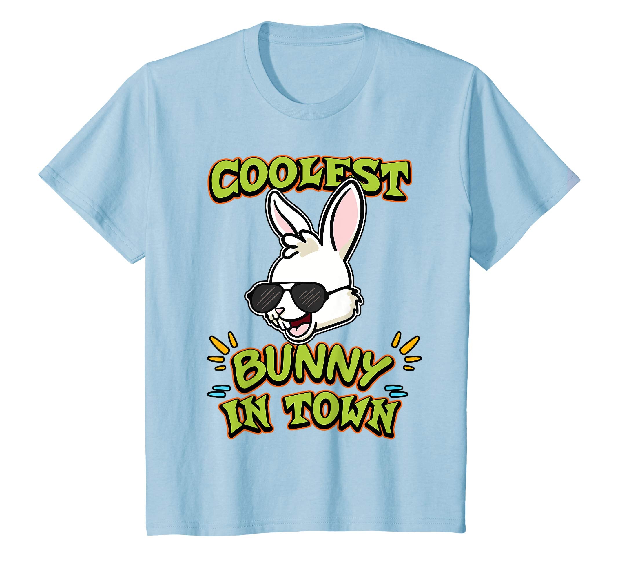 Coolest Bunny in Town Easter Day T Shirt Egg Hunt Gift Idea