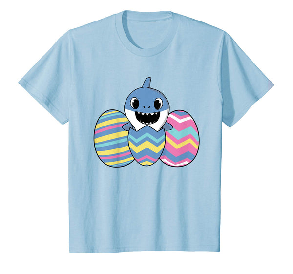 Easter Shirts For Kids Boys Girls Shark Shirt Easter Eggs