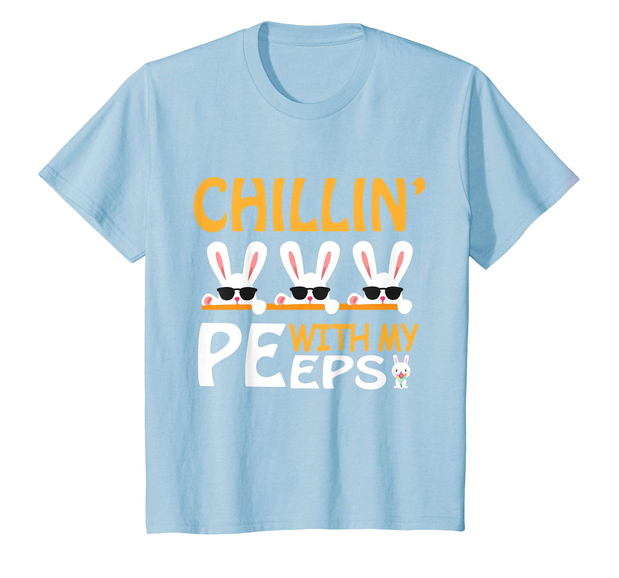 Cool Bunnies Chillin' With My Peeps Happy Easter Day Shirt