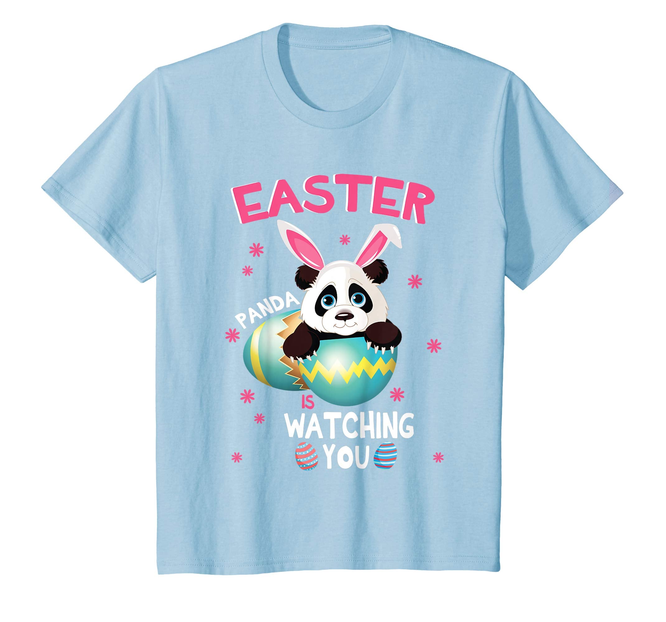 Easter Panda Is Watching You Stars Easter Eggs Happy Shirt