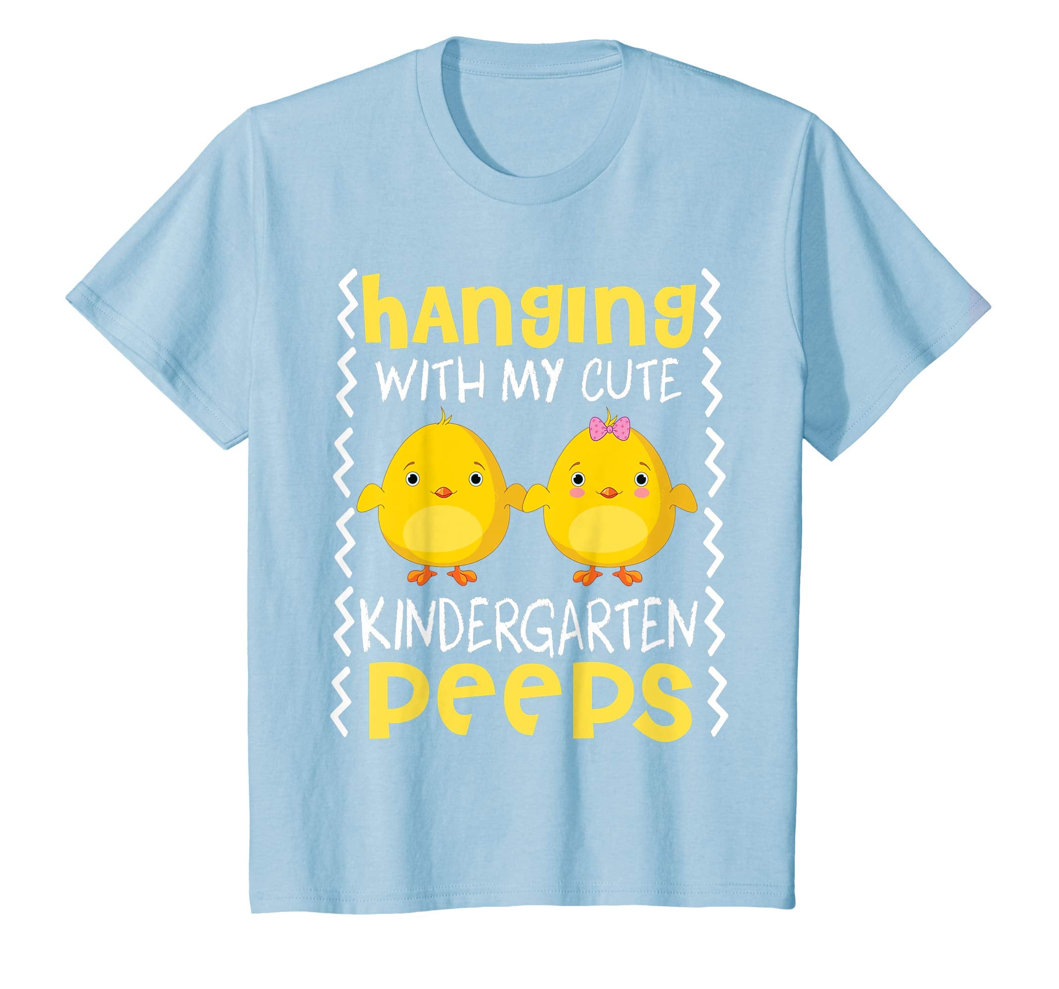 Hanging With My Cute Kindergarten Peeps Teacher Easter Shirt
