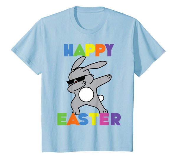 Kids Funny Cute Dabbing Easter Bunny Holiday Kids T-Shirt