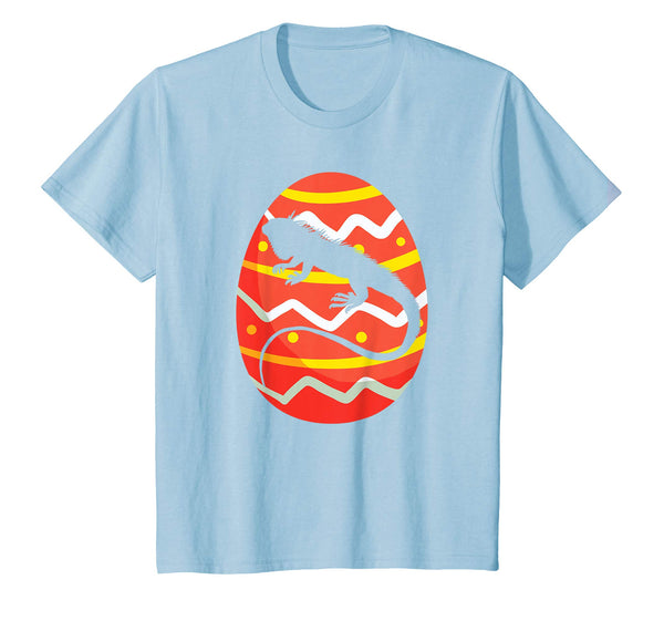 Happy Iguana Easter Bunny Egg T-Shirt for Kids Boys Girls
