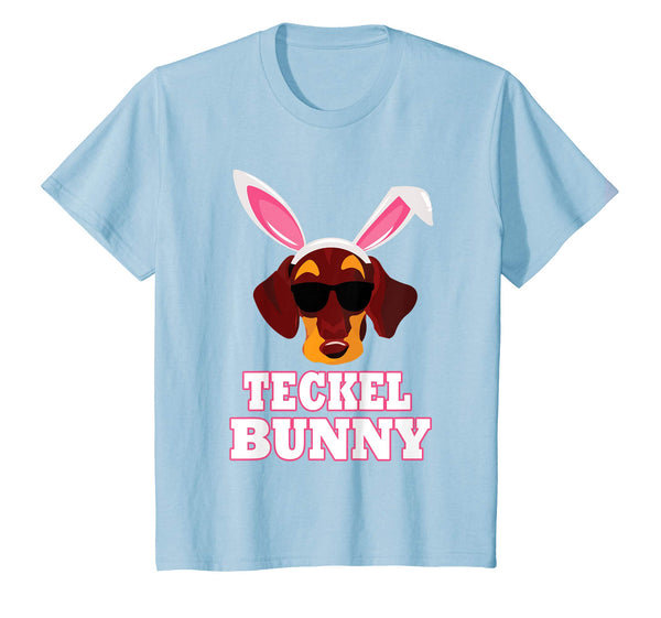 Cool Glasses Teckels Bunny Rabbit Dog Happy Easter Shirt