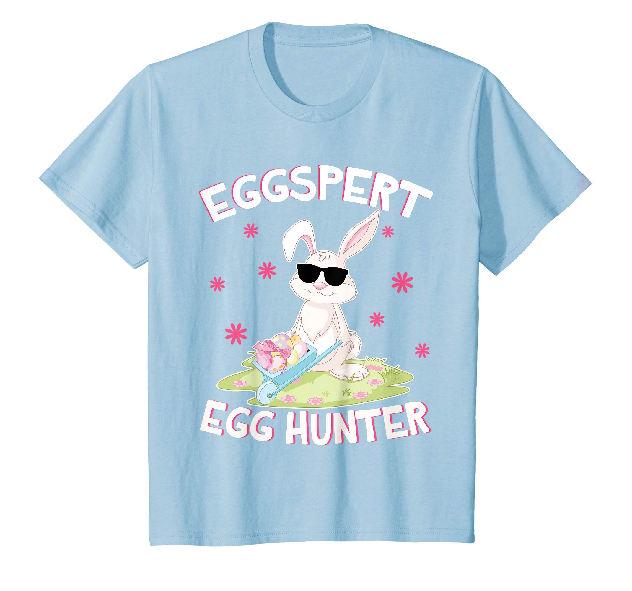 Bunny Rabbit & Easter Eggs Eggspert Egg Hunter Happy Shirt