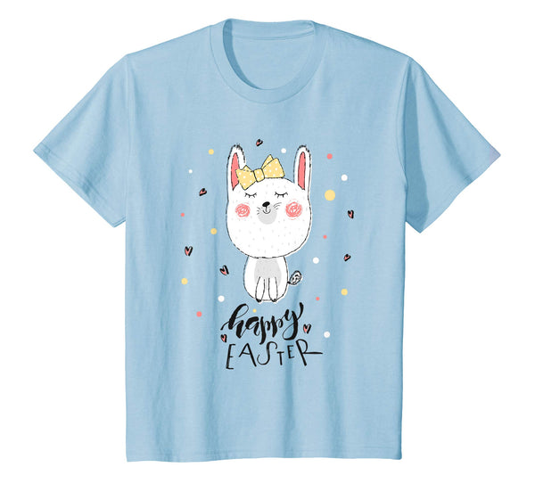 Happy Easter Cartoon Bunny Design T Shirt