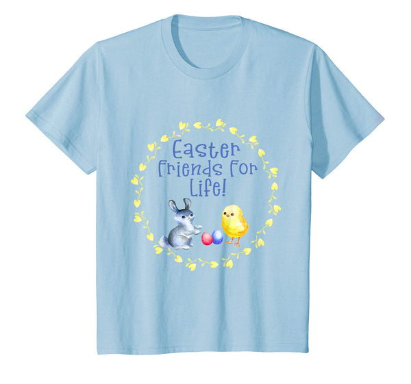 Easter Bunny &amp; Duck Friends For Life Holiday Tshirt