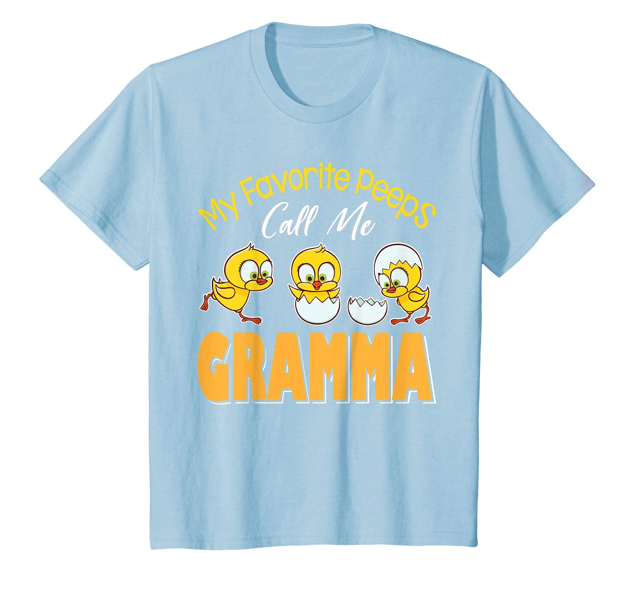 My Favorite Peeps Chicks Call Me Gramma Happy Easter Shirt