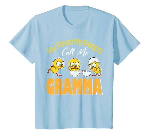 My Favorite Peeps Chicks Call Me Gramma Happy Easter Shirt