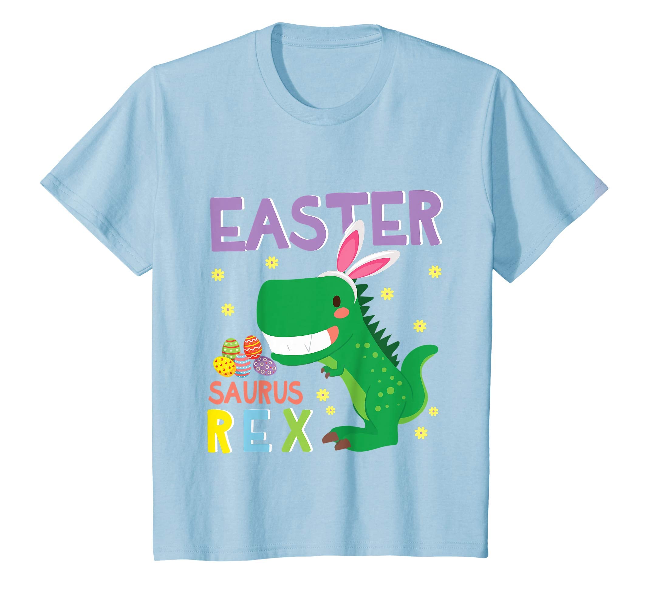 Dinosaur Bunny & Easter Eggs Happy Shirt Easter Saurus Rex