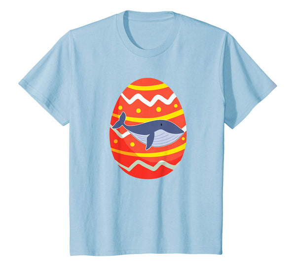 Whale Easter Egg Funny T-Shirt Gifts for Kids Boys Girls