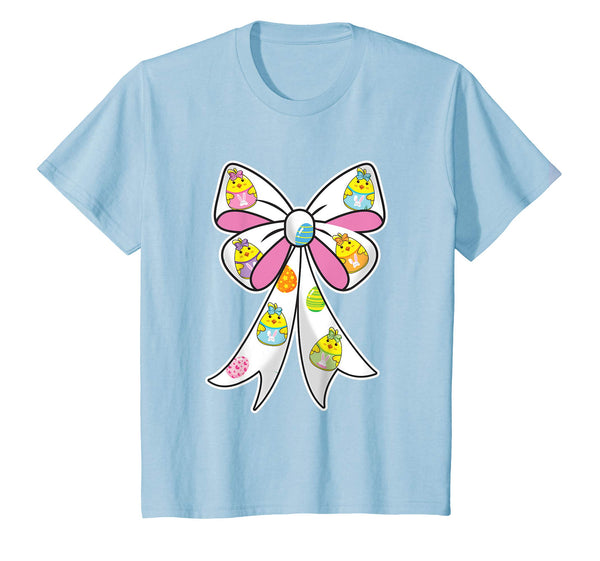 Cute Easter Peeps shirt for Girls Bow t-shirt Egg Hunt Tee