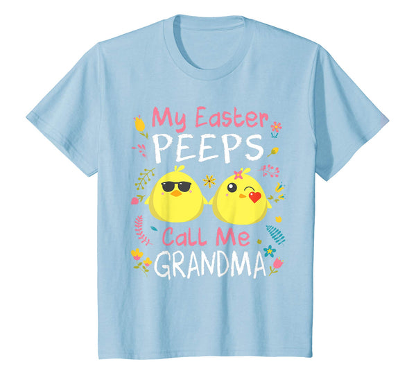 My Easter Peeps Chicks Call Me Grandma Happy Easter Shirt