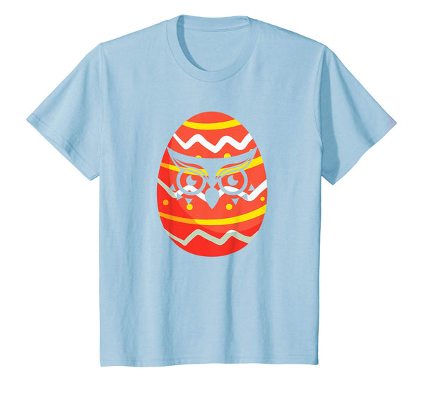 Funny Owl Easter Eggs T-Shirt Gifts for Kids Boys Girls