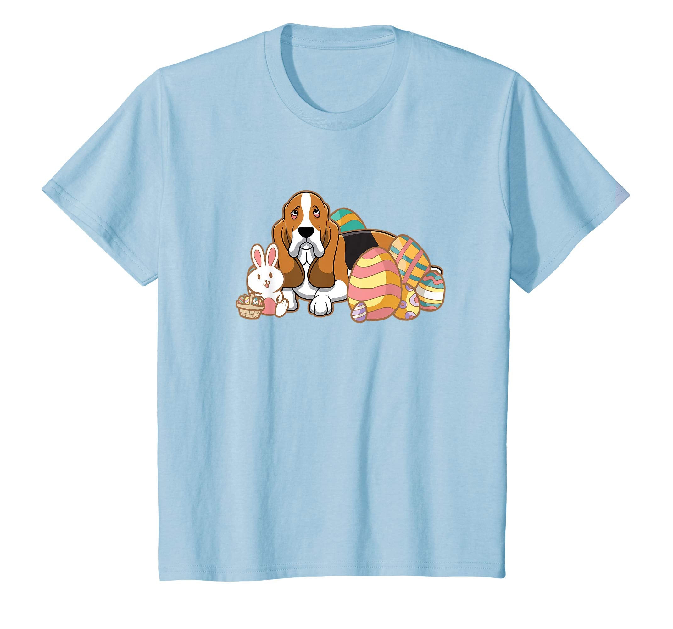 Easter Basset Hound Dog T-Shirt Gift
