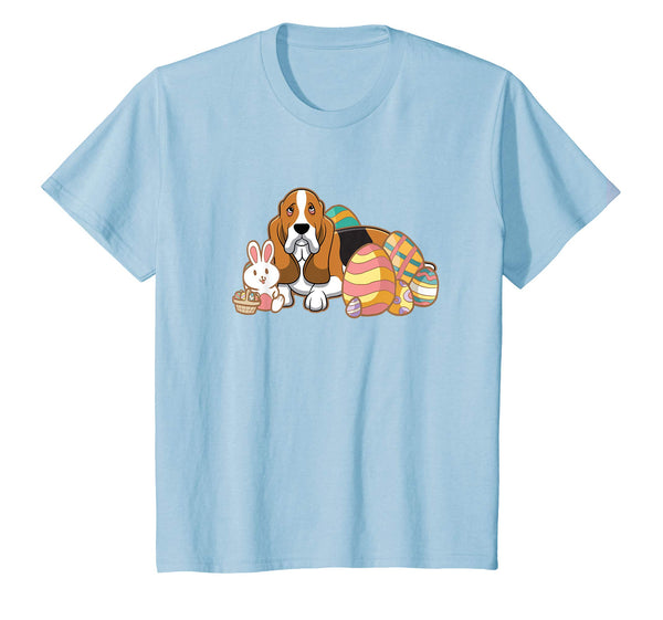 Easter Basset Hound Dog T-Shirt Gift