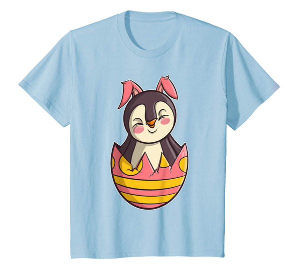 Penguin Bunny Easter T Shirt for Boys, Girls, &amp; Adults