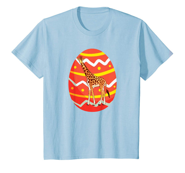 Giraffe Easter Egg Funny T-Shirt Gifts for Kids Boys Girls