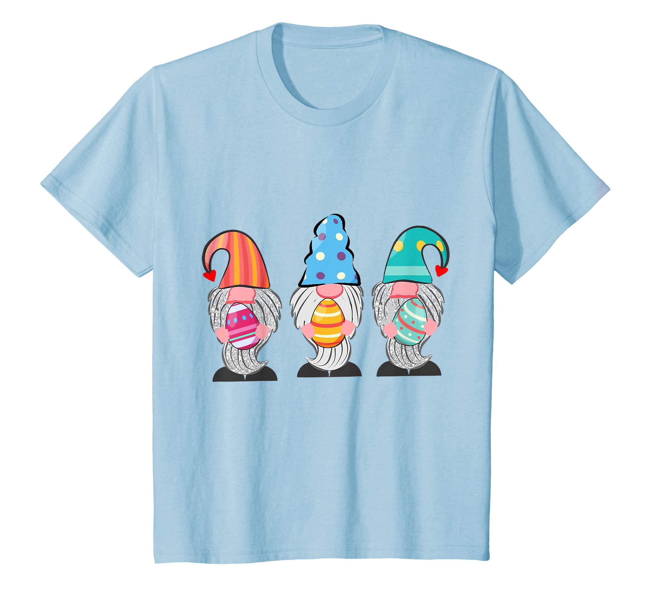 Three Gnome holding Easter egg funny shirt for men women kid
