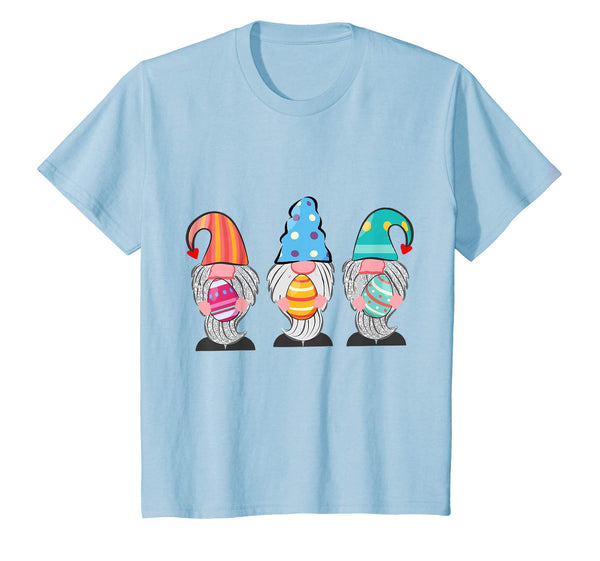 Three Gnome holding Easter egg funny shirt for men women kid