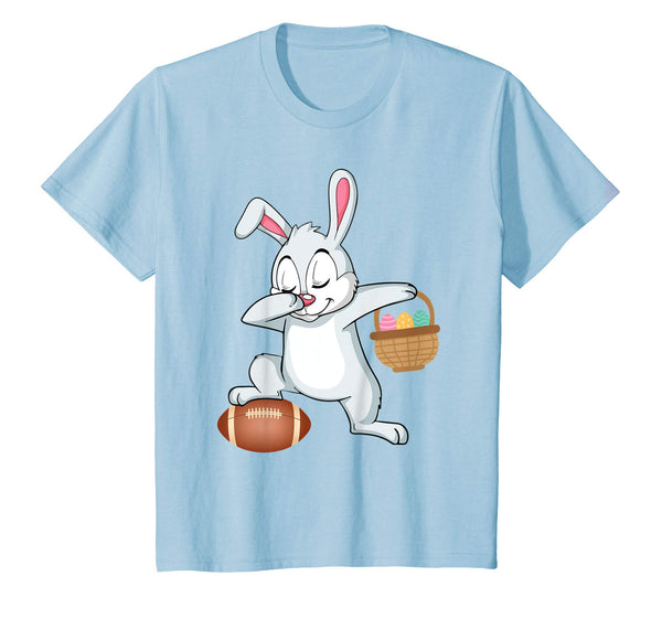 Bunny Rabbit With Easter Eggs Dabbing Playing Football Shirt