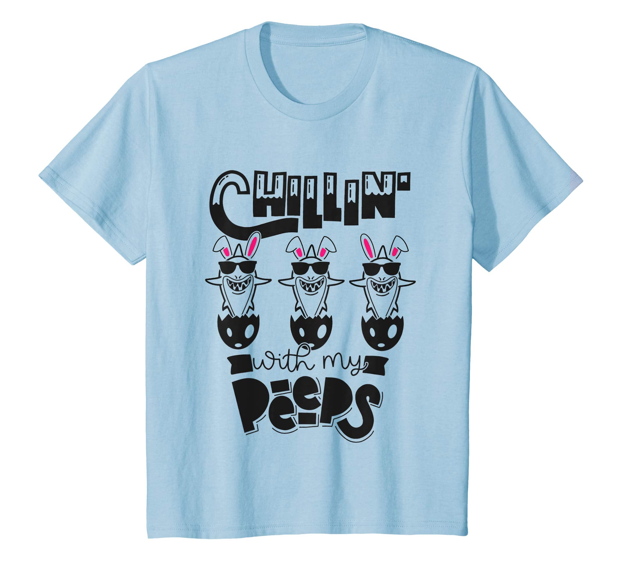 Chillin' With My Peeps Easter Bunny T-Shirt