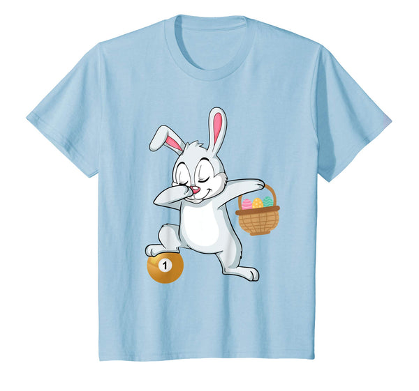 Bunny Rabbit With Easter Eggs Dabbing Playing Pool Shirt