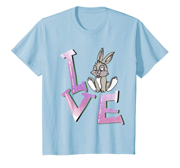 Bunny Love T Shirt Easter Party Bunnies Purple Basket Gift