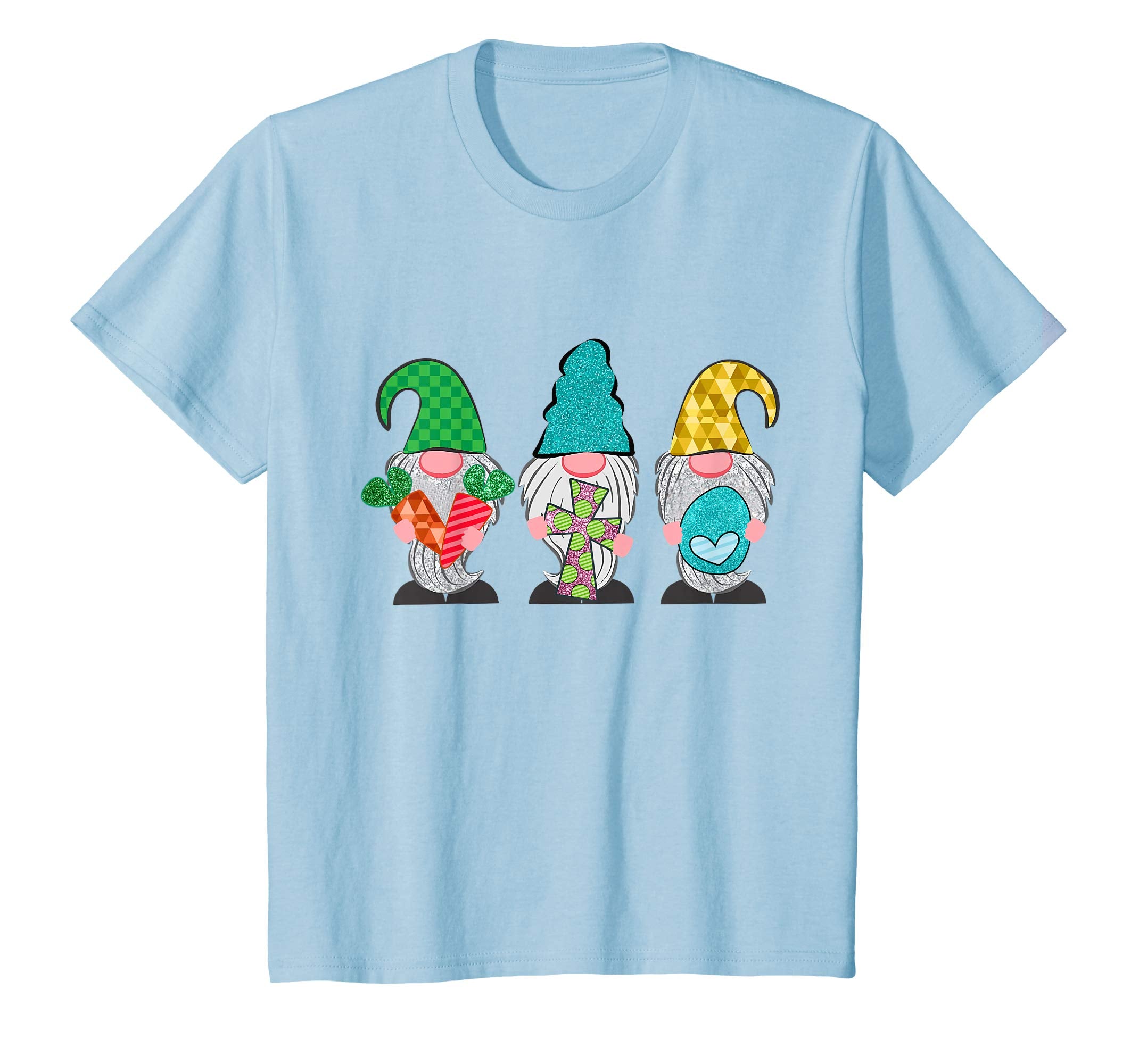 Three Gnome holding Easter egg funny shirt for men women kid