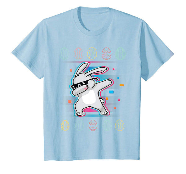 Vintage Rabbit Bunny Dabbing Around Easter Eggs Retro Shirt