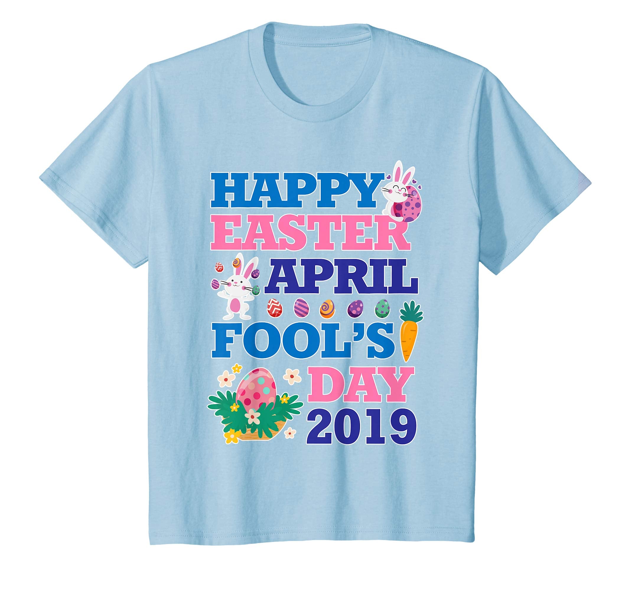 Bunny & Carrot Easter Egg Happy Easter April Fool's Day 2019