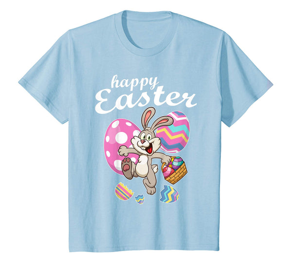 Bunny Rabbit Playing With Easter Eggs Happy Easter Day Shirt