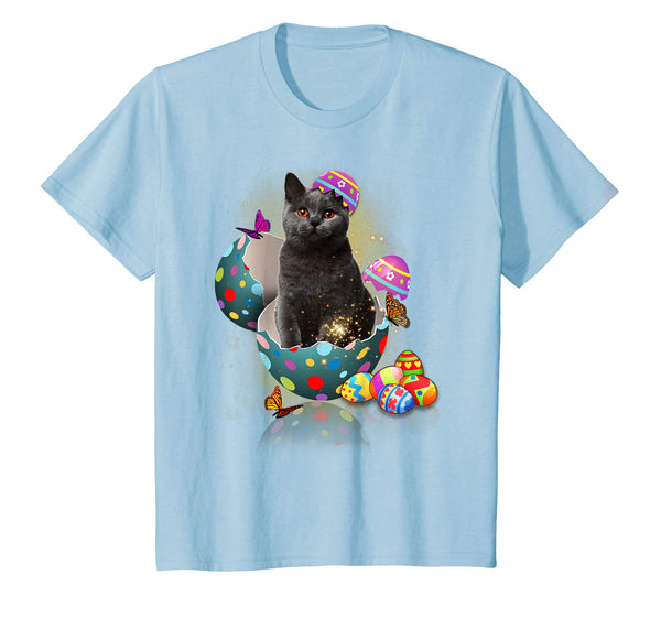 Cat Hatching From Easter Egg Cat Easter Shirt