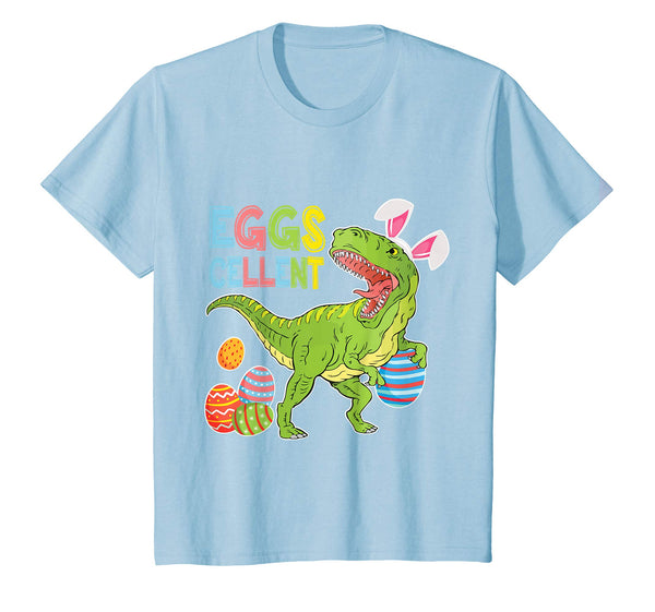 Dinosaur T-rex Rabbit Easter Shirt Eggs Cellent Excellent
