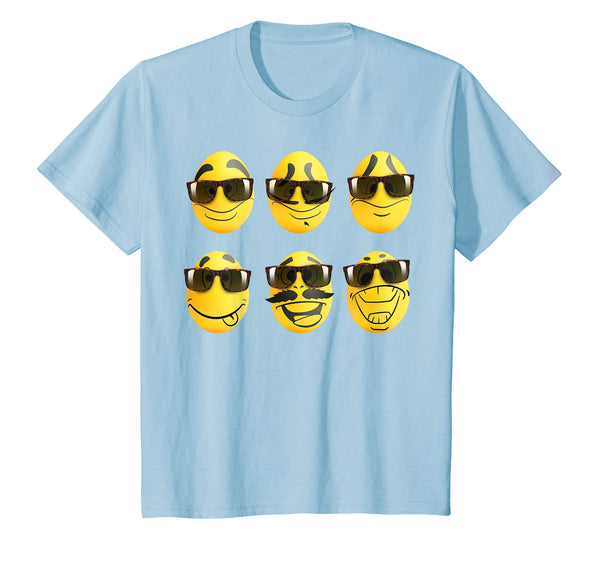 Funny Cute Easter egg with emotions faces gift Shirt