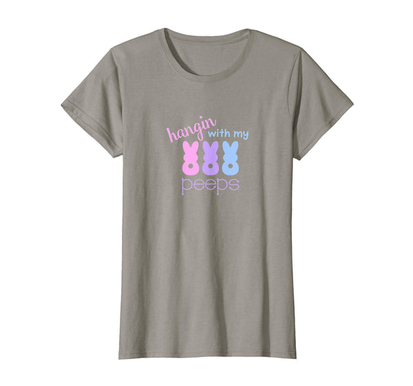 Easter T-Shirt - Hanging With My Peeps Funny T-Shirt