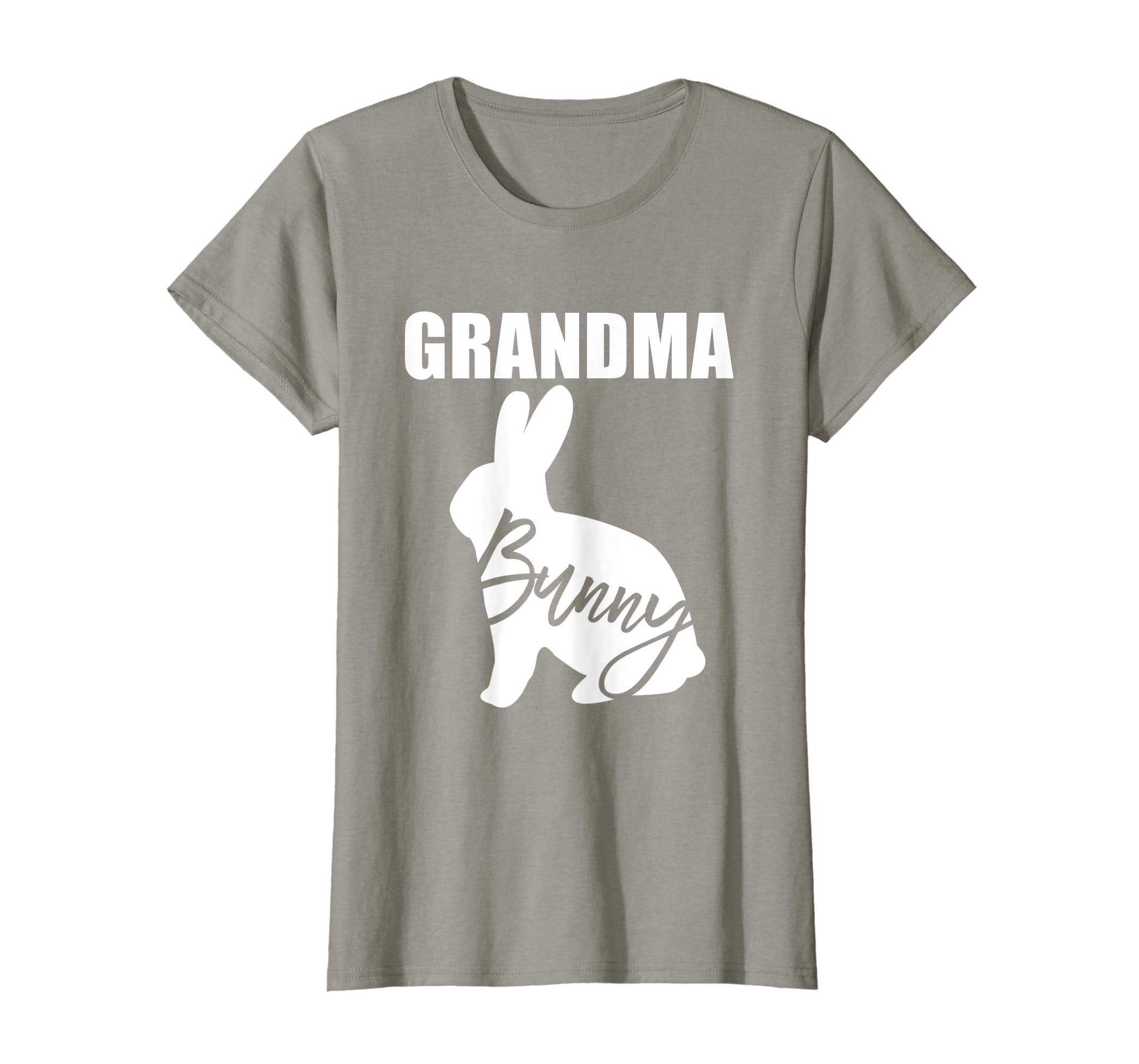 Womens Grandma Bunny T Shirt Easter Family Outfit Grandmother Gift