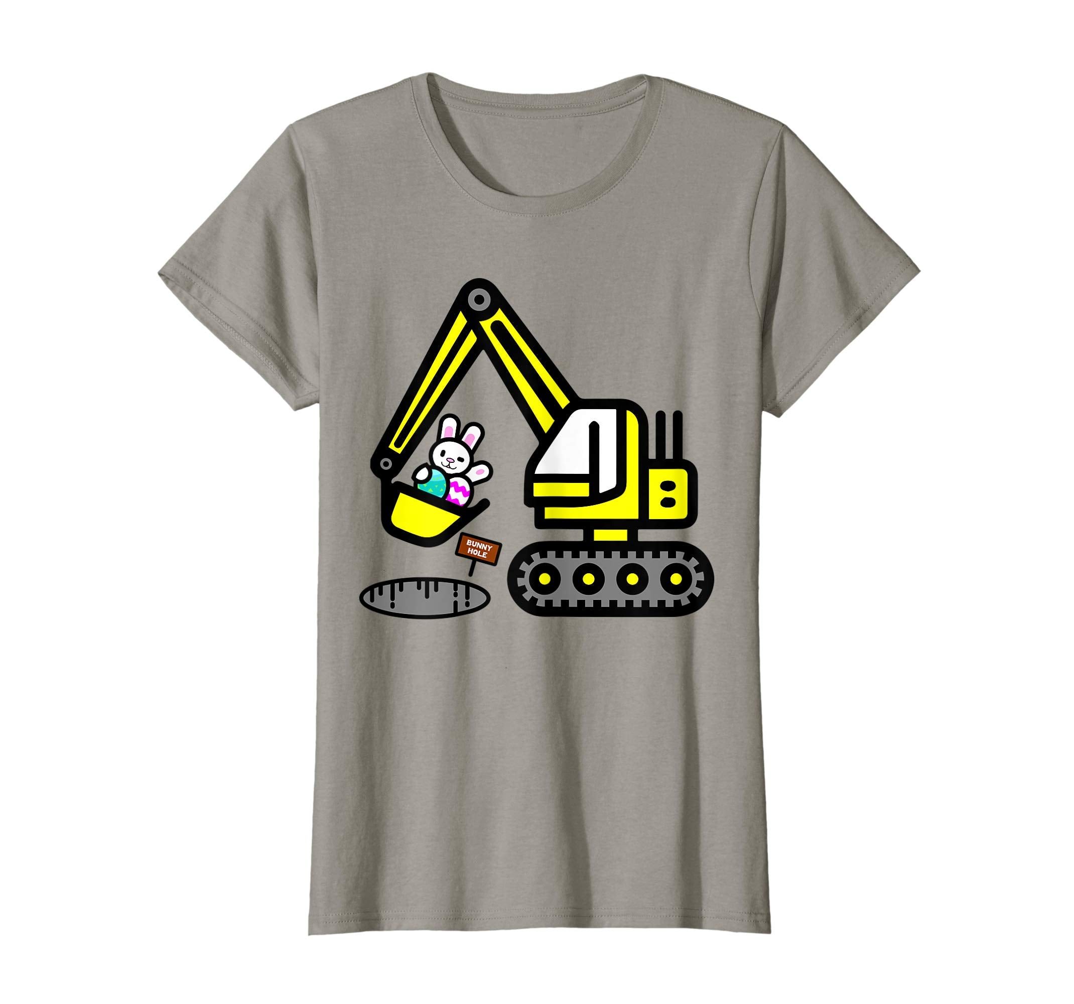 Funny Easter Egg Bunny Excavator Shirt Gift