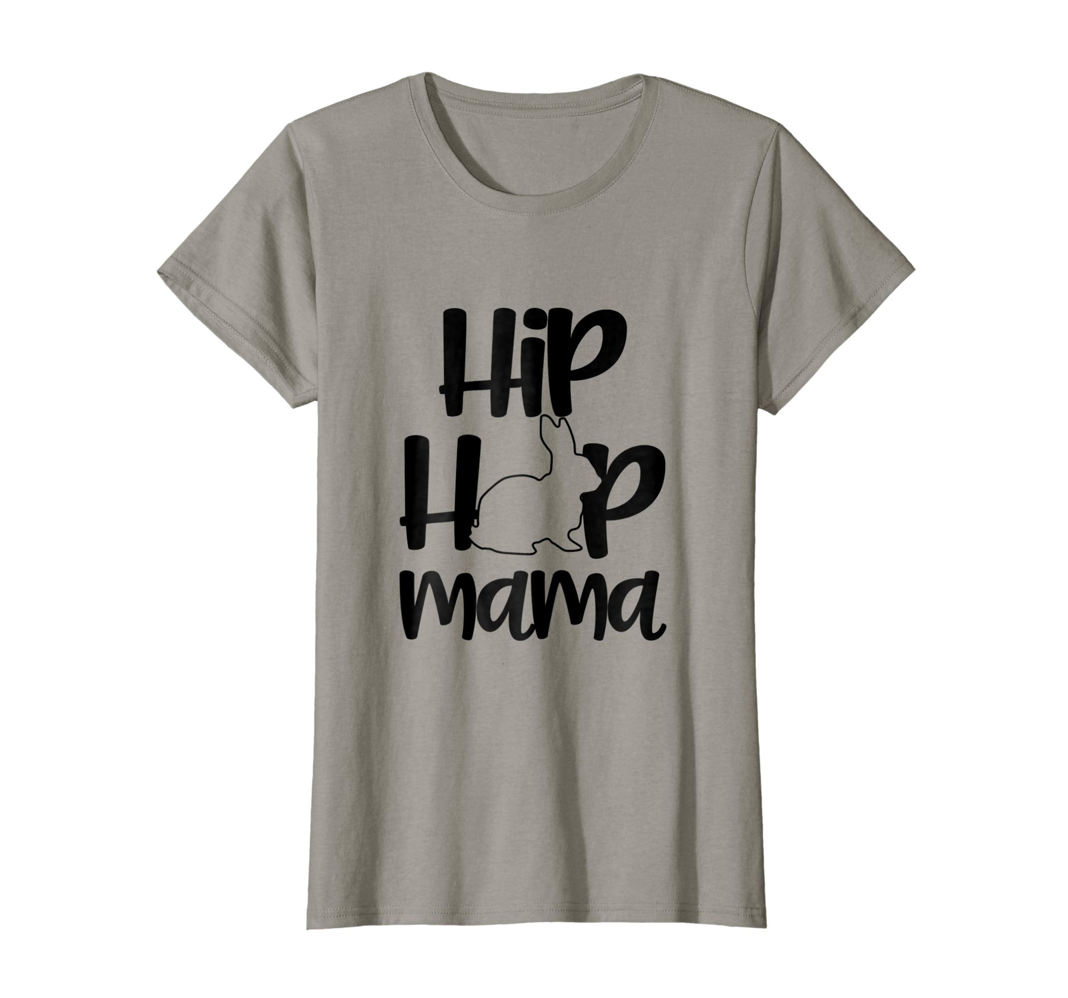Womens Hip Hop Mama Easter Bunny T-Shirt Mommy Rabbit