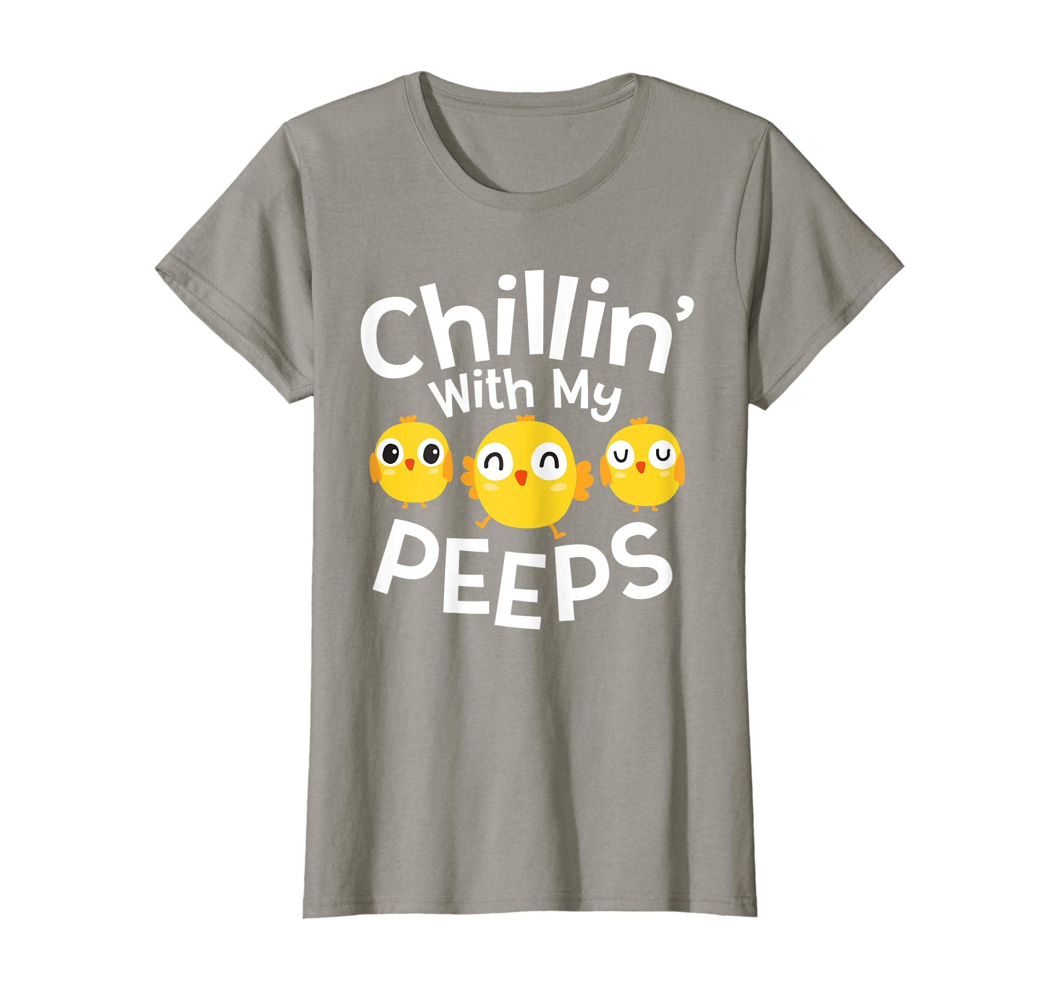 Chillin With My Peeps Happy Easter Kids Boys Girls T Shirt