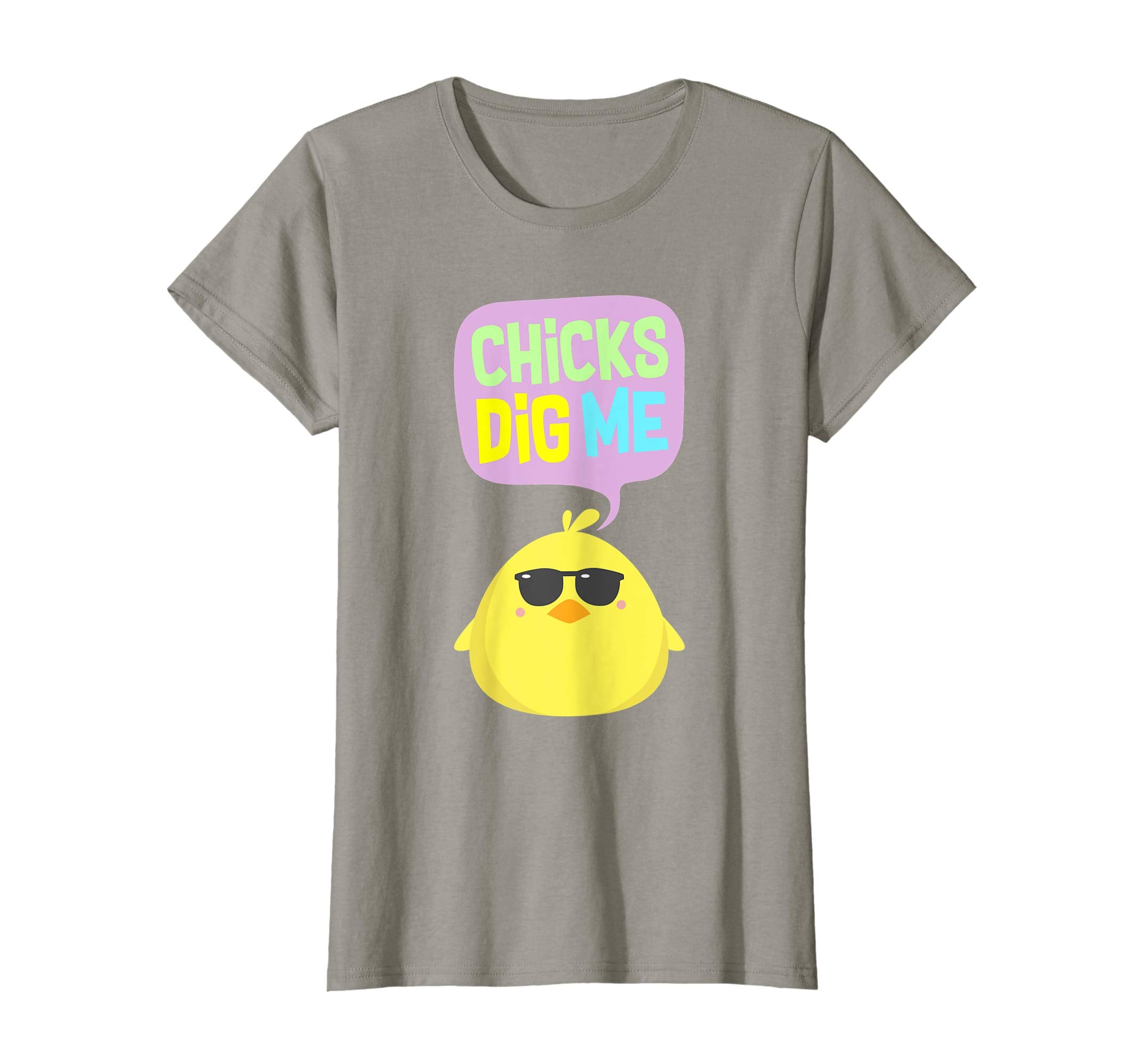 Chicks Dig Me Egg Hunt Happy Easter Kids Boys Girls T Shirt